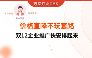 雙12年終大促，價(jià)格直降不玩套路！抗疫三年終結(jié)束，企業(yè)推廣快安排起來(lái)~